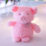 Fuzzy Beanie Plush Pink Pig and Fox Super Cute & Soft