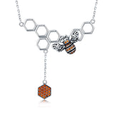 Honey Bee Jewelry Set, Sterling Silver, GORGEOUS!  High quality, Unique!