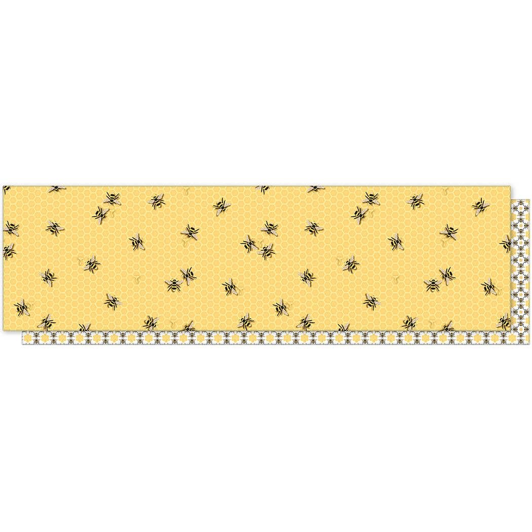 Honeybee Honeycomb Table Runner - Decor - The Pink Pigs, A Compassionate Boutique