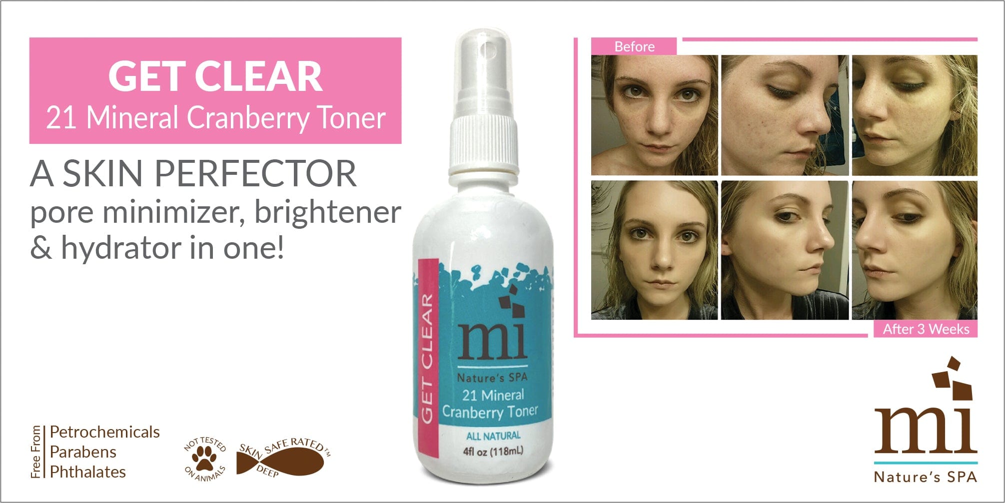 21 Mineral Cranberry toner By Mindful Minerals