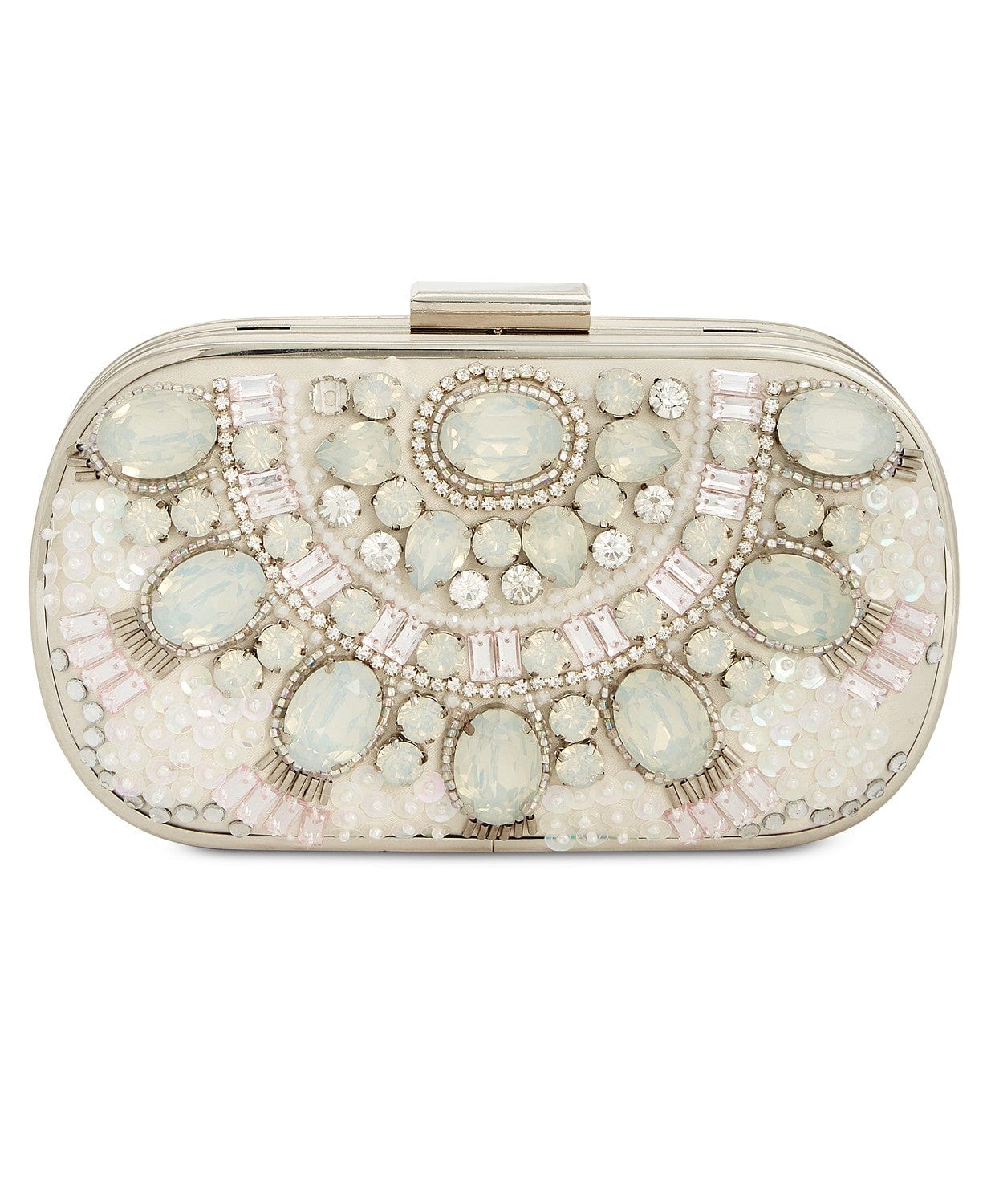 INC International Concepts I.N.C. Mahdie Stone Clutch - The Pink Pigs, A Compassionate Boutique