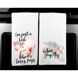 Pigs Kitchen Waffle Weave Microfiber Towels-Perfect Gift for the Pig Lover!