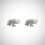 Lucky Elephant Sterling Silver Jewelry Set by Jimmy Crystal Swarovski Crystal Embellished