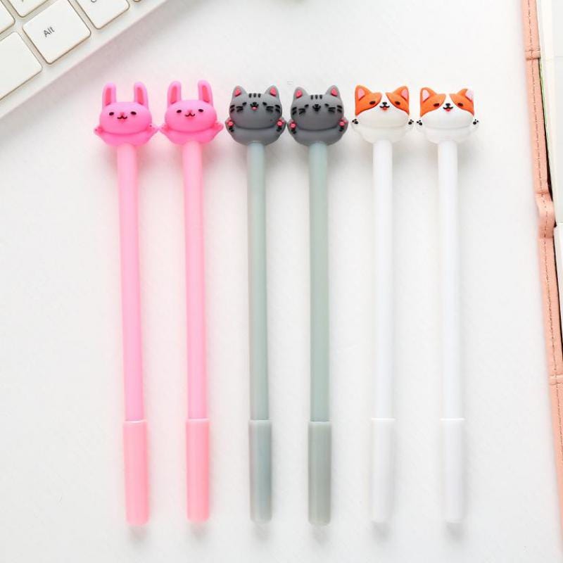 Cat and Bunny Pens to Make Writing FUN! - The Pink Pigs, A Compassionate Boutique