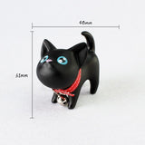 Kitty Cat Silicone Keychain with Bell So Cute! 5 Varieties