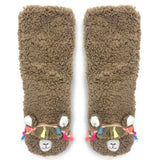 Llama Call You Plush Llama Slipper Socks Cutest Socks EVER!