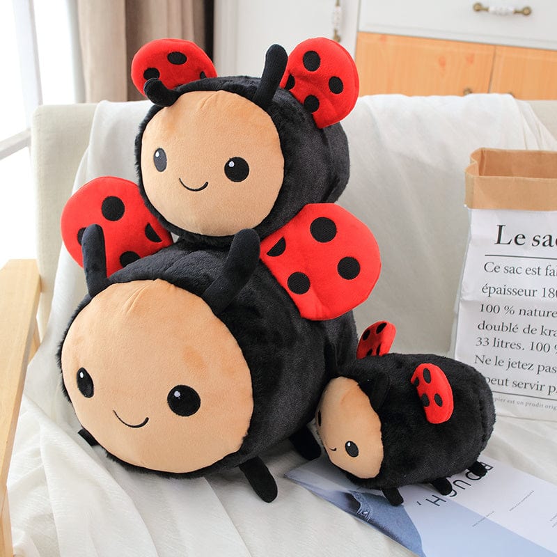 Bee and Lady Bug Plush Toys, baby safe. Three sizes! - The Pink Pigs, A Compassionate Boutique
