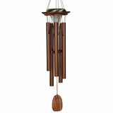 Lrg Bronze Solar Windchimes-Glow in the Dark while Making Beautiful Music in the Evenings*