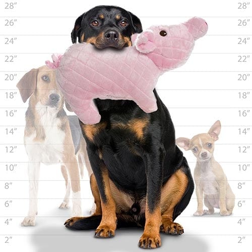 Mighty Safari Plush Pig Dog Toys - The Pink Pigs, A Compassionate Boutique