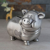 Pewter Pig & Cow Piggy Coin Banks-Unique and CUTE! ONLY at TPP! - The Pink Pigs, A Compassionate Boutique