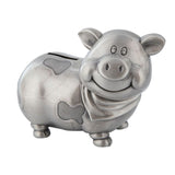 Pewter Pig & Cow Piggy Coin Banks-Unique and CUTE!  ONLY at TPP!