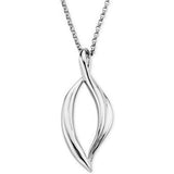 Nambe' Open Sterling Silver Abstract Pendant