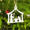 Nativity Metal Holiday Gift Christmas Ornament - The Pink Pigs, A Compassionate Boutique
