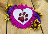 Pet Paw Print and Bone Metal Ornaments Made in the USA! *