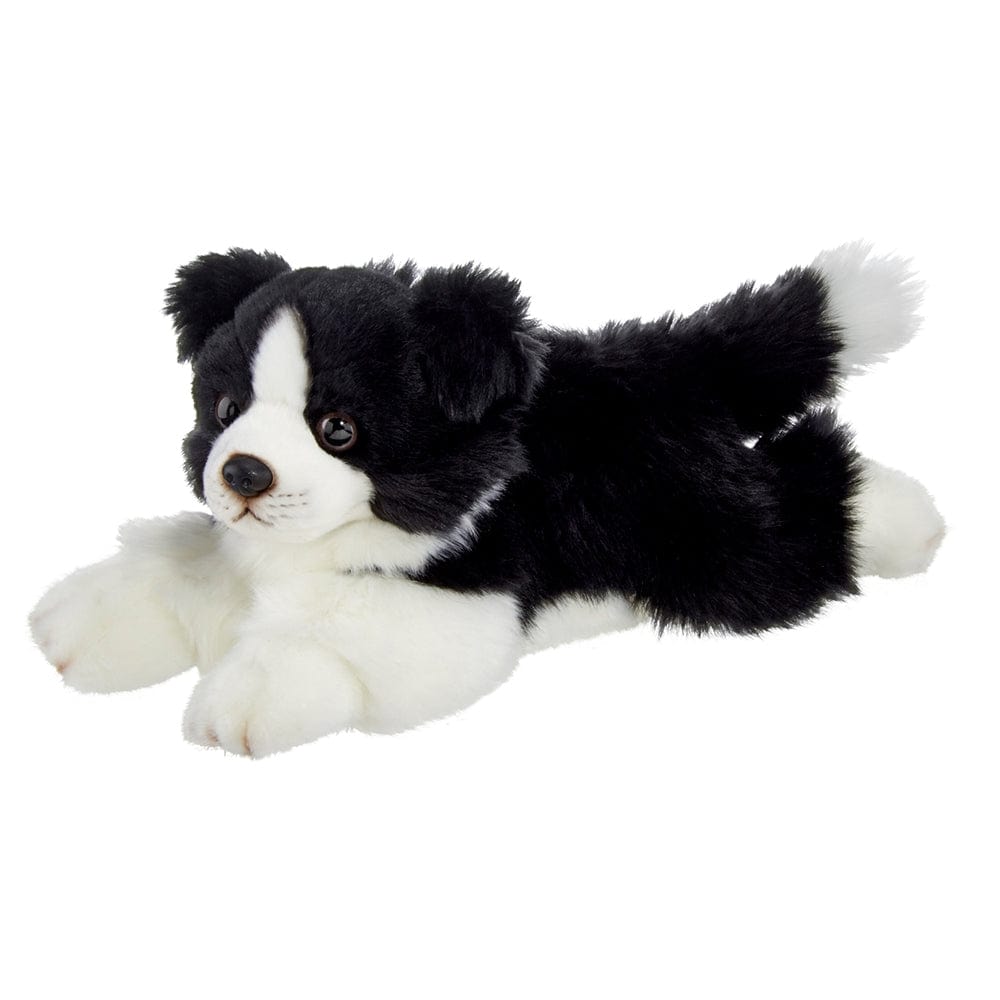 Border Collie Plush Puppy Dog Black and White and Full of Love! - The Pink Pigs, A Compassionate Boutique