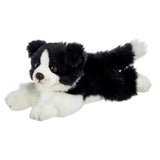 Border Collie Plush Puppy Dog Black and White and Full of Love!