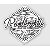 Rooterville Retro Cool Sticker!  Share your love for the BEST sanctuary in the world with the world!