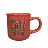 Running Late Is My Cardio Funny Coffee Mug, Chili Pepper - Medium - The Pink Pigs, A Compassionate Boutique