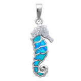 Seahorse Necklace 925 Sterling Silver-Rose Gold Plated or Silver