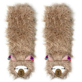 Plush Shaggy Llama Knee High Slipper Socks Beautiful, Cute, Luxurious! - The Pink Pigs, A Compassionate Boutique