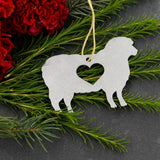 Metal Ornament: Farm animals, Cow, Sheep, Goat - The Pink Pigs, Animal Lover's Boutique