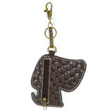 Chala Toffy Dog Collection: Key Chain. Wallet, Cross Body, Cell Phone Wallet - The Pink Pigs, A Compassionate Boutique