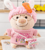 Plush Piggy Dress Up Dolls, 3 Sizes, SM to LARGE, Cutest Piggy EVER! - The Pink Pigs, A Compassionate Boutique