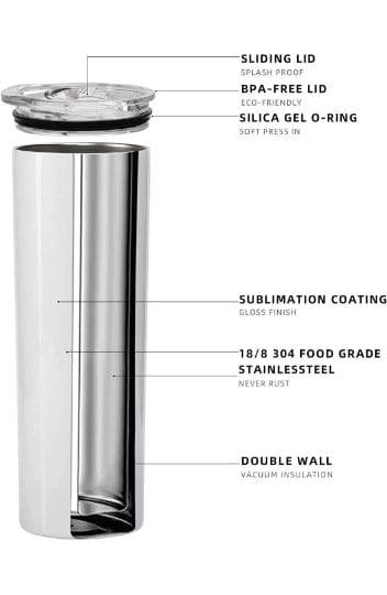 Cow Print Stainless Insulated Sublimated 20oz Tumbler