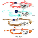Strands of Hope Christian String Inspirational Bracelets - The Pink Pigs, A Compassionate Boutique
