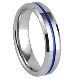 Back the Blue FUNDRAISER! Thin Blue Line Tungsten Steel Rings-4 types! - The Pink Pigs, A Compassionate Boutique