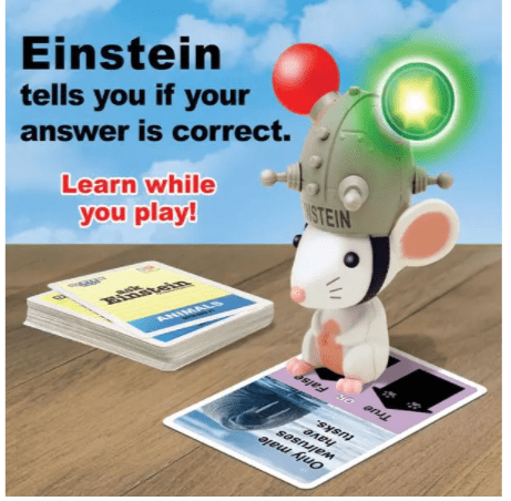 Ask Einstein Electronic Flash Cards- Animals & Dinosaurs Quiz Pack - The Pink Pigs, Animal Lover's Boutique