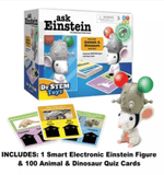 Ask Einstein Electronic Flash Cards- Animals & Dinosaurs Quiz Pack - The Pink Pigs, Animal Lover's Boutique