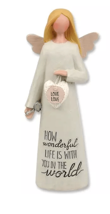 How Wonderful Life is with YOU in the World-Angel Gift - The Pink Pigs, A Compassionate Boutique