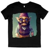 Gnome Kids' T-Shirt - Pilot T-Shirt - Steampunk Tee Shirt for Kids