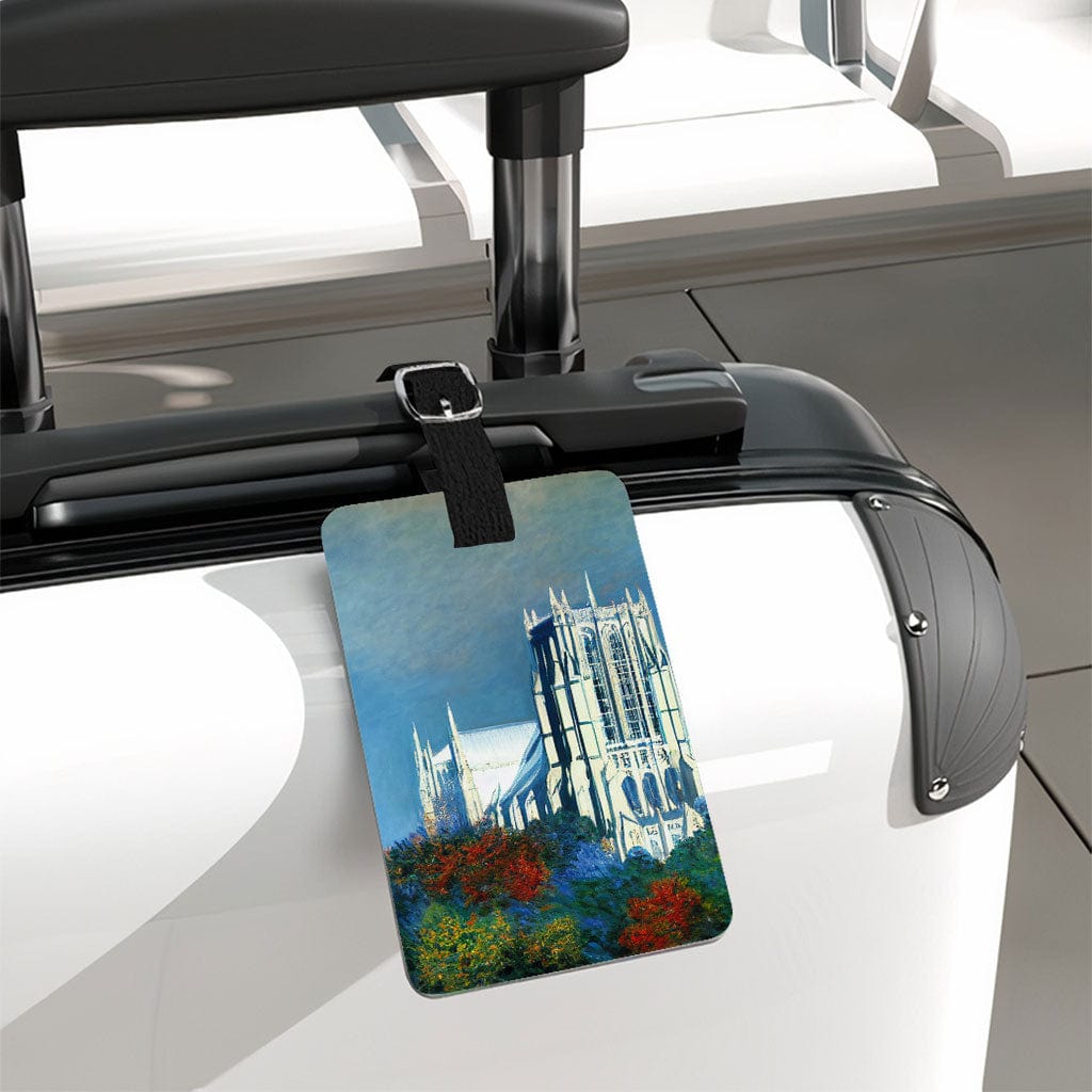 United States Luggage Tag - Washington Monument Travel Bag Tag - Claude Monet Luggage Tag
