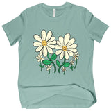 Women's Flower T-Shirt - Cute T-Shirt