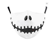 Voodoo Doll Mouth Face Mask In Polyester-CUTE for Halloween!
