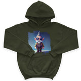 Funny Gnome Kids' Sponge Fleece Hoodie - Pilot Kids' Hoodie - Cartoon Hoodie for Kids