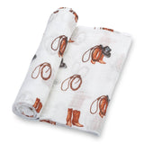 Abound-LollyBanks LollyBanks Swaddle blanket set Life Is Better In Boots-Horse Lover's Baby Swaddle Blanket Set LollyBanks