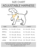 Abound-Sassy Woof Pet Products Adjustable Harness - Paw of the Tiger