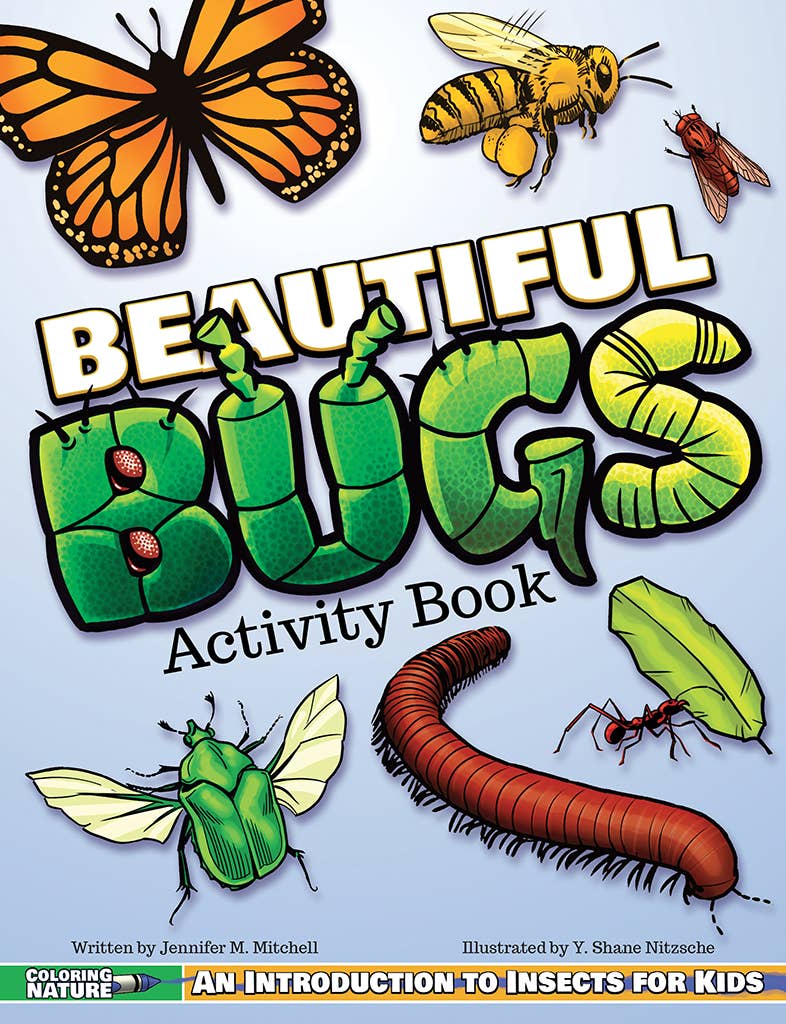 AdventureKEEN kids book Beautiful Bugs Kids Coloring and Activity Book