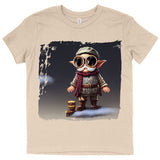 Gnome Illustration Kids' T-Shirt - Cartoon T-Shirt - Pilot Tee Shirt for Kids