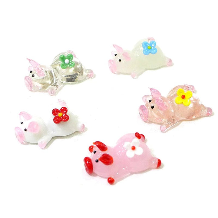 Ali Express blown glass Murano Blown Glass Piggy Assortment Medium