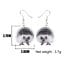 Ali Express Fashion Earrings Acrylic Animal Earrings Raccoon Gator Skunk Hedgehog Jaguar