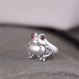 Ali Express Fashion Ring Frog Ring Fashion Ring Red Eyes Super Cute!