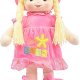 Ali Express plush doll pink with blond hair Sweet Cakes Too Cute Dolls