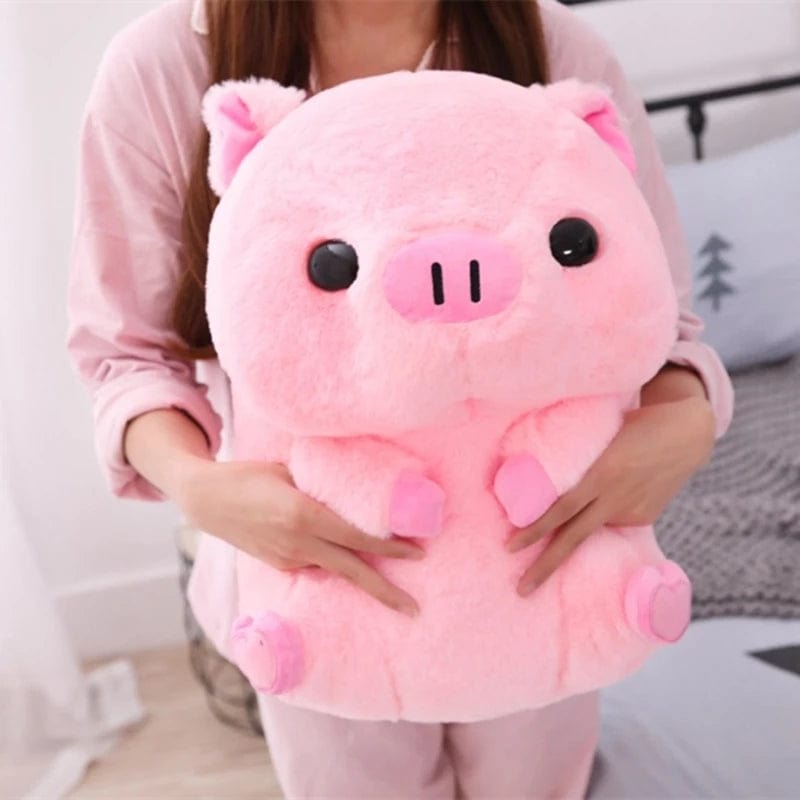 Ali Express plush pig Big Pink Plush Piggies, Pillow Size!