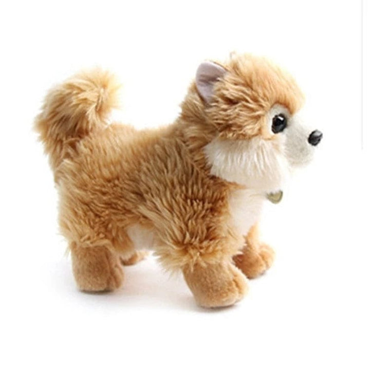 Alibaba: Aurora Plush Dog Lifelike Pomeranian Puppy Stuffed Animal - 7"