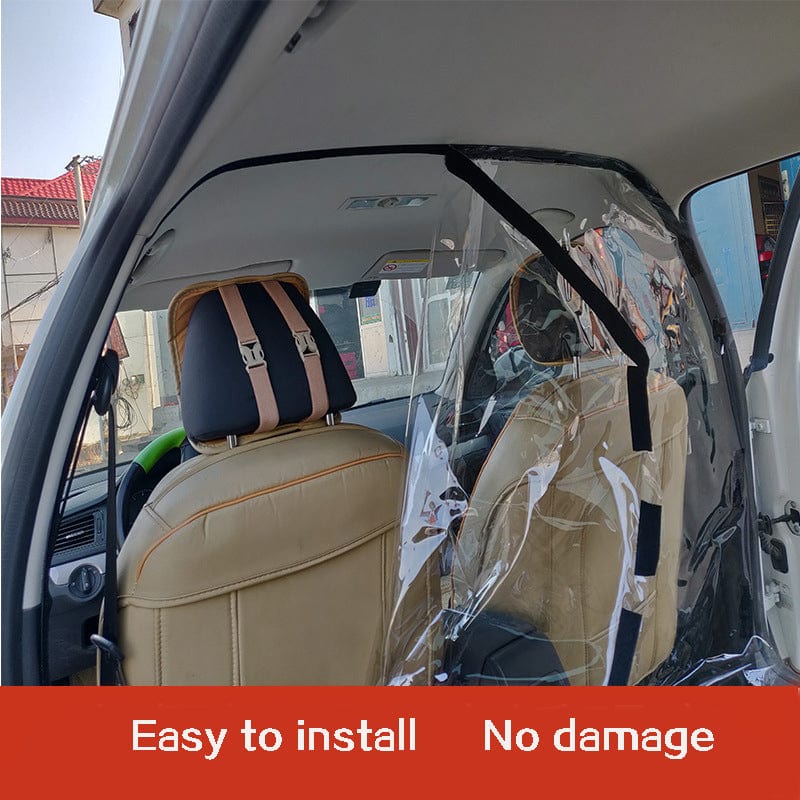 Alibaba Black Uber or Taxi Driver Clear Vehicle Protective Shield Curtain