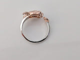 Alibaba - Booker Fine Fashion Jewelry-Earrings Rose Gold Plated Sterling Silver Piggy Ring and Post Earrings